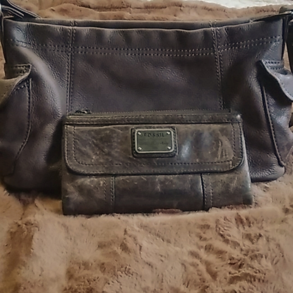 Fossil Long Live Vintage shoulder bag & wallet